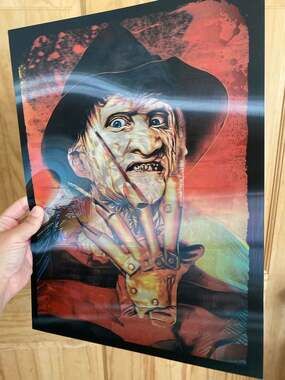 Freddy Micheal Jason lenticular poster